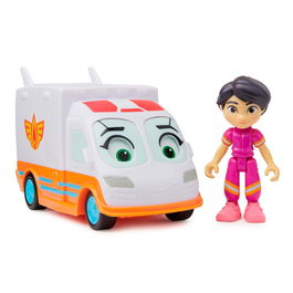 Spin Master Firebuds Vehículo Violet Y Axl 6067720 Juguete Ambulancia para Niños +3 Años