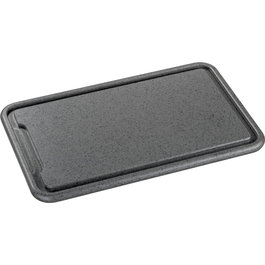 Zassenhaus Tabla de Cortar Carving Board Plastic Dark Grey 36x23x1,5cm