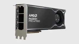 AMD Radeon PRO W7900 Tarjeta Gráfica PCIe 4.0 con 48 GB GDDR6, 6144 Núcleos, 864 Gbit/s, 3x DisplayPort 2.1, Refrigeración Activa