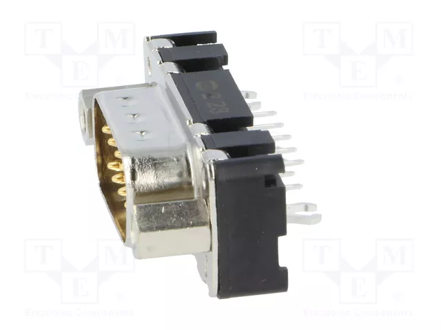 HARTING Conector D-Sub Macho de 9 Pines para THT en PCB