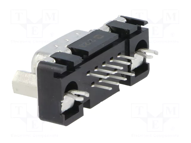 HARTING Conector D-Sub Macho de 9 Pines para THT en PCB