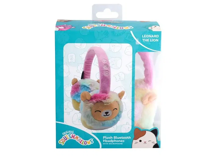 Wondee Auriculares Bluetooth de Peluche Squishmallows Leonard Wondee Auriculares Bluetooth de Peluche Squishmallows Leonard