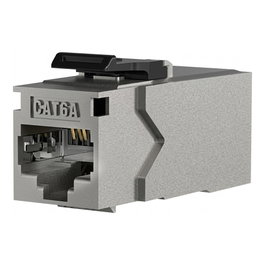 EFB Elektronik Adaptador de inserción Keystone RJ45 STP Cat.6A 90° Zinc