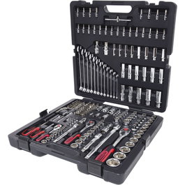 KS Tools Juego de llaves de vaso CHROMEplus 1/4 +3/8 +1/2 de 216 piezas