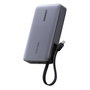 Ugreen Powerbank PB551 20000mAh 145W con cable USB-C integrado, Gris