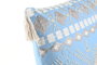 DKD Home Decor Cojin Azul Blanco 40 x 40 x 15 cm