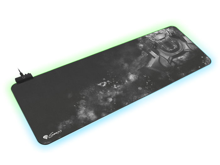 GENESIS NPG-1509 Alfombrilla para Ratón Gaming Negra y Gris 800x300mm Tela Caucho