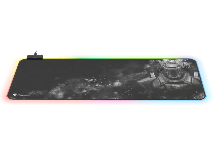GENESIS NPG-1509 Alfombrilla para Ratón Gaming Negra y Gris 800x300mm Tela Caucho