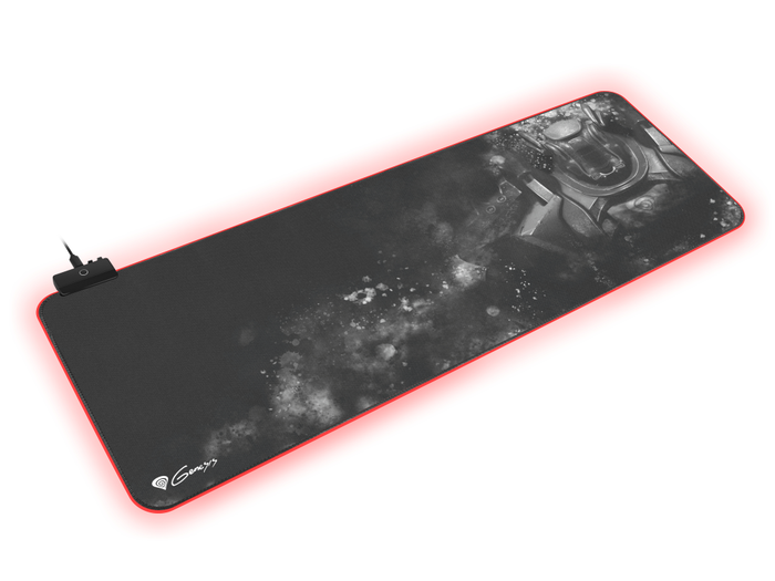 GENESIS NPG-1509 Alfombrilla para Ratón Gaming Negra y Gris 800x300mm Tela Caucho