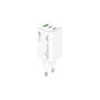 MEDIARANGE Cargador GaN 65W MRMA116-2 Blanco