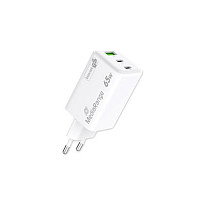 MEDIARANGE Cargador GaN 65W MRMA116-2 Blanco