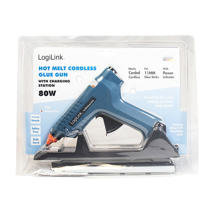 LogiLink Pistola de pegamento caliente, 80W LogiLink Pistola de pegamento caliente, 80W