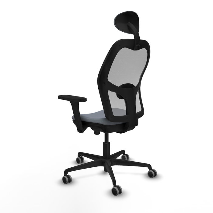 PIQUERAS Y CRESPO Silla de oficina Jorquera Gris con mecanismo Sincro/Traslack