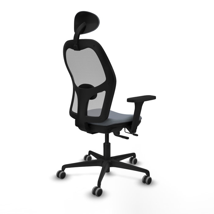 PIQUERAS Y CRESPO Silla de oficina Jorquera Gris con mecanismo Sincro/Traslack