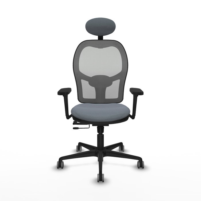 PIQUERAS Y CRESPO Silla de oficina Jorquera Gris con mecanismo Sincro/Traslack