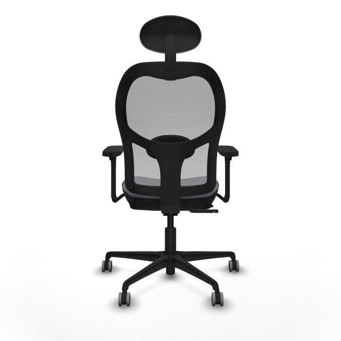PIQUERAS Y CRESPO Silla de oficina Jorquera Gris con mecanismo Sincro/Traslack