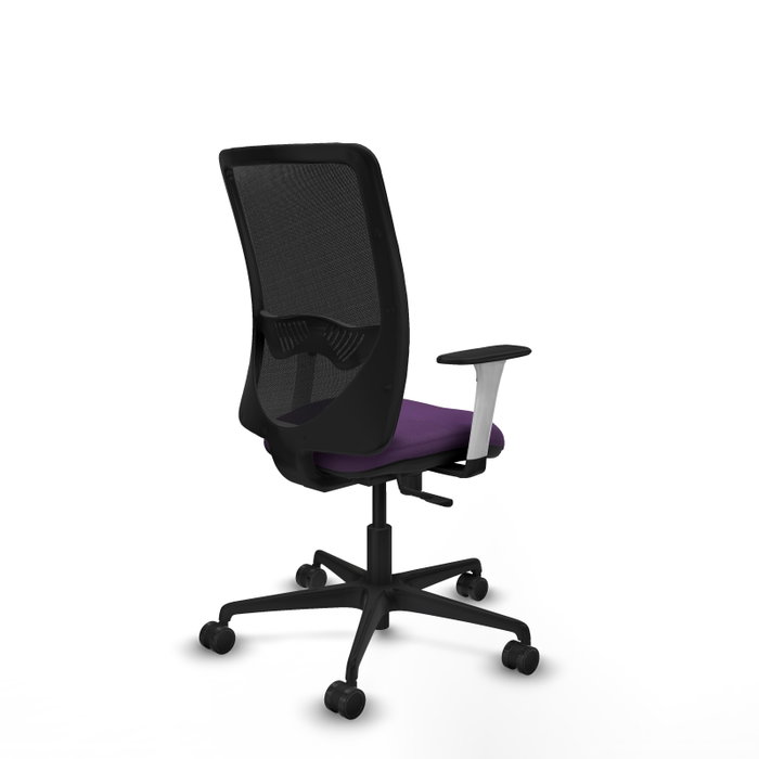 PIQUERAS Y CRESPO Silla de oficina Zulema con mecanismo Sincro, Morada y Negra PIQUERAS Y CRESPO Silla de oficina Zulema con mecanismo Sincro, Morada y Negra