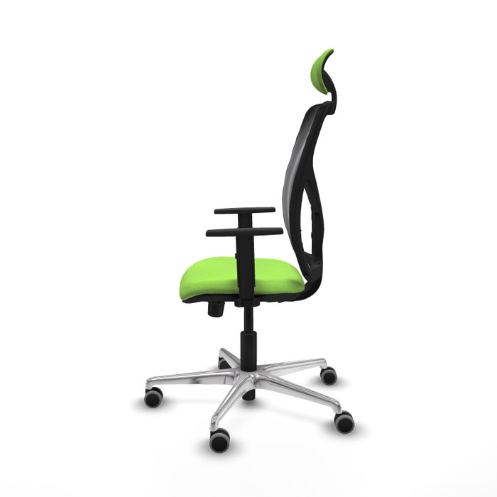 PIQUERAS Y CRESPO Silla de oficina Motilla con mecanismo Sincro/Traslack Pistacho y Negro PIQUERAS Y CRESPO Silla de oficina Motilla con mecanismo Sincro/Traslack Pistacho y Negro