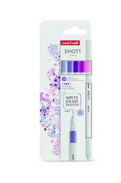 Uni-Ball Emott Rotuladores De Escritura Y Dibujo Colores Florales Estuche 5 Ud