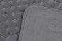 Mijölnir Juego Alfombrillas Baño Algodón 100% Gris 1600 gr/m² Antideslizante Antibacteriano Suave Lujoso