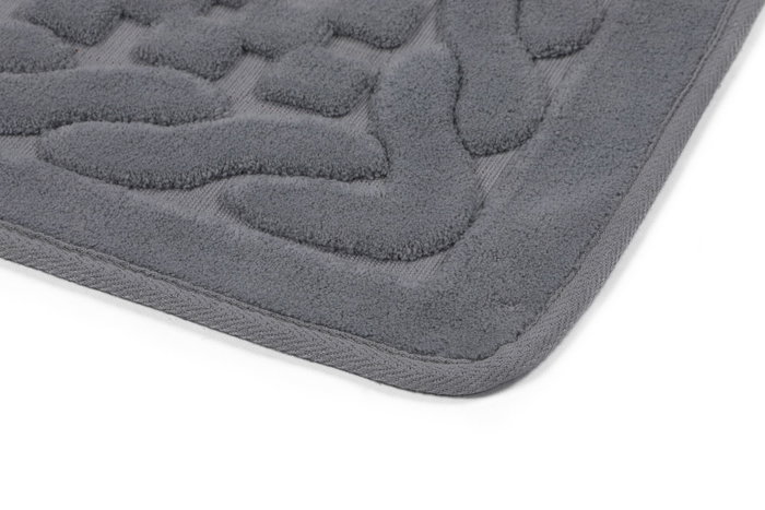 Mijölnir Juego Alfombrillas Baño Algodón 100% Gris 1600 gr/m² Antideslizante Antibacteriano Suave Lujoso Mijölnir Juego Alfombrillas Baño Algodón 100% Gris 1600 gr/m² Antideslizante Antibacteriano Suave Lujoso