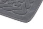 Mijölnir Juego Alfombrillas Baño Algodón 100% Gris 1600 gr/m² Antideslizante Antibacteriano Suave Lujoso