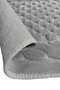 Mijölnir Juego Alfombrillas Baño Algodón 100% Gris 1600 gr/m² Antideslizante Antibacteriano Suave Lujoso