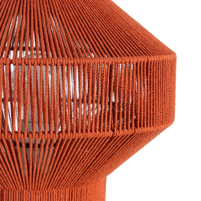 Lámpara Mesa Teja Cuerda de Papel 30 X 30 X 28,50 cm