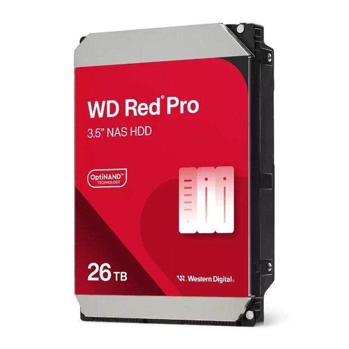 Western Digital Disco Duro Interno WD260KFGX Red Pro 26TB NAS 3.5" SATA III 7200 RPM 512MB CMR - Para Sistemas de hasta 24 Bahías Western Digital Disco Duro Interno WD260KFGX Red Pro 26TB NAS 3.5" SATA III 7200 RPM 512MB CMR - Para Sistemas de hasta 24 Bahías
