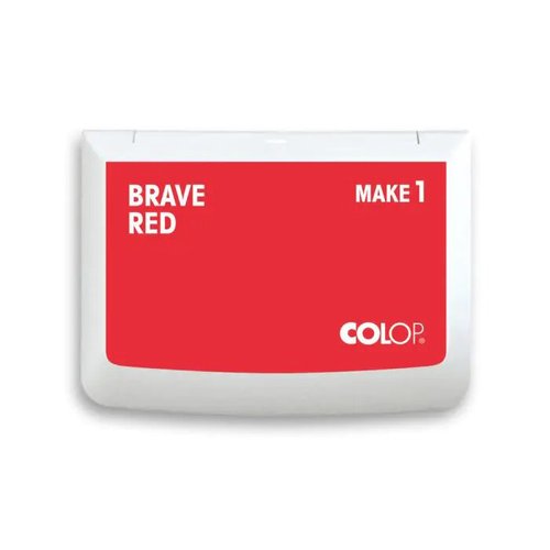 Colop Tampón Make 1 Rojo 90x50 mm Colop Tampón Make 1 Rojo 90x50 mm