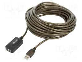 SAVIO Cable USB 2.0 de 10m Negro
