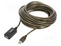 SAVIO Cable USB 2.0 de 10m Negro