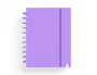 Carchivo Ingeniox Cuaderno A5 80 Hojas Cuadriculado Tapa Foam Violeta