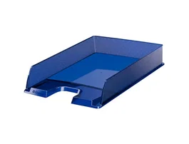 Esselte Europost Bandeja de Sobremesa Azul Oscuro Transparente (Set de 10)