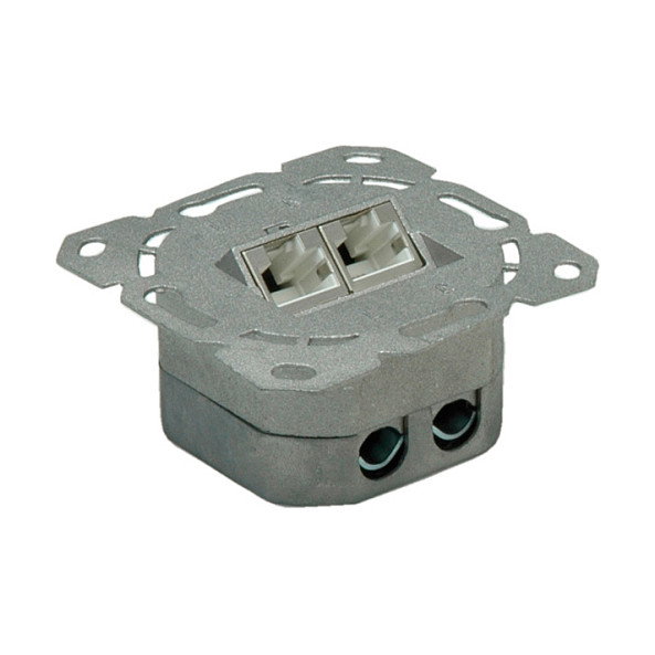 VALUE Kat.6A Class EA Dose 2x STP Unterputz senkrecht weiss blanco VALUE Kat.6A Class EA Dose 2x STP Unterputz senkrecht weiss blanco