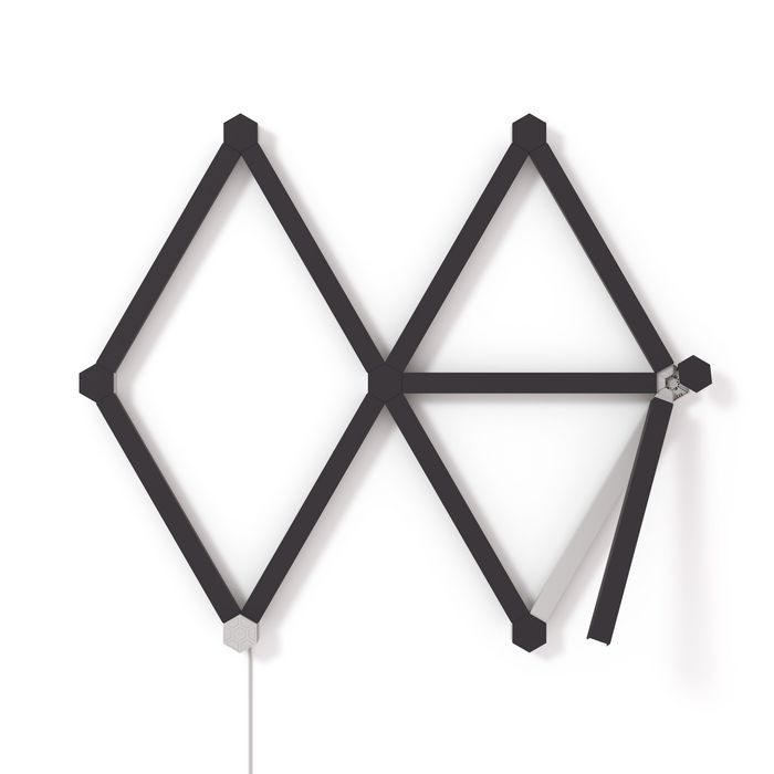 Nanoleaf Lines Skin Black Matte 9 Unidades Cubiertas para Paneles