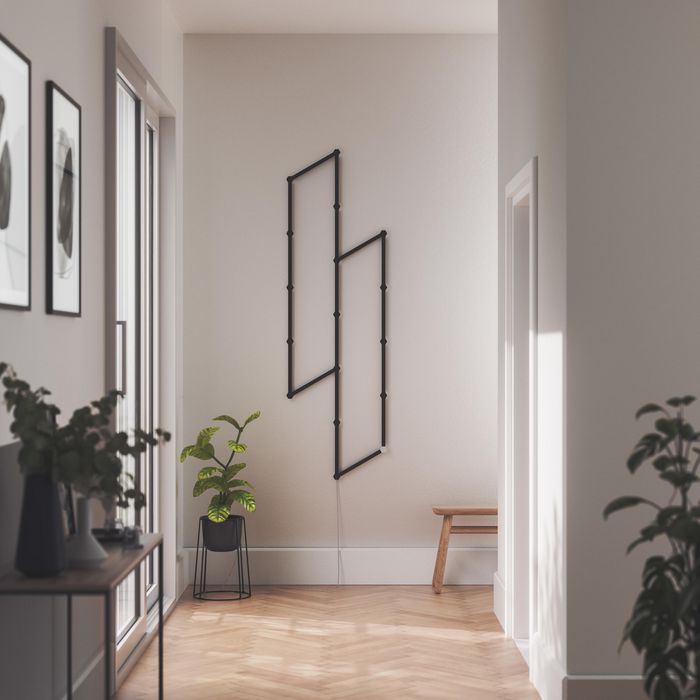 Nanoleaf Lines Skin Black Matte 9 Unidades Cubiertas para Paneles