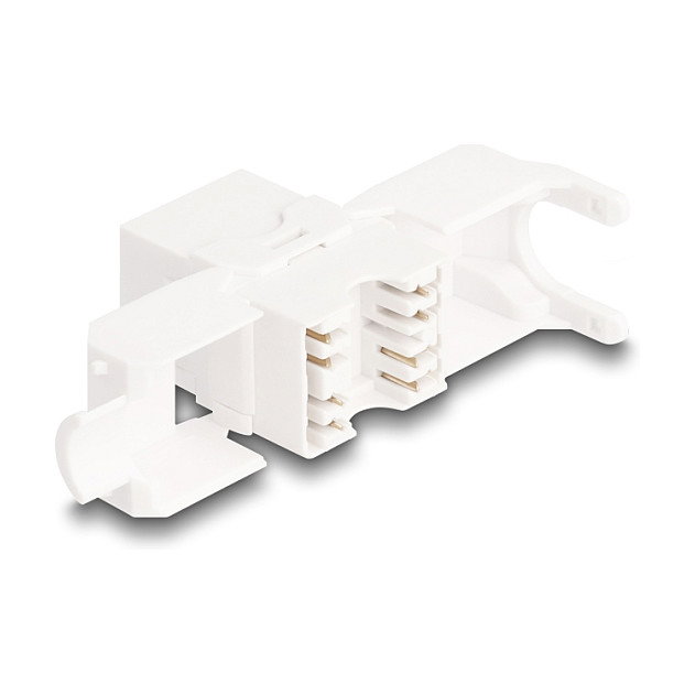 DeLOCK 86051 Módulo Keystone RJ45 Cat.6A UTP Blanco (4 unidades) DeLOCK 86051 Módulo Keystone RJ45 Cat.6A UTP Blanco (4 unidades)