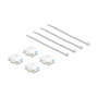 DeLOCK 86051 Módulo Keystone RJ45 Cat.6A UTP Blanco (4 unidades)