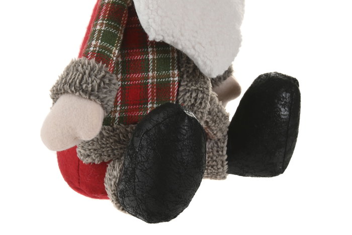 DKD Home Decor Figura Navidad Alpina Rojo Verde 16 x 51 x 23 cm (2 Unidades)