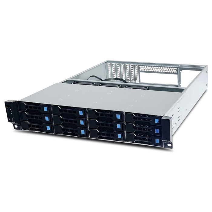 Fantec SRC-2012X07-12G/6G 2U 550mm Sin Fuente de Alimentación
