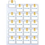 Herma 7701 Fundas para archivar diapositivas 5x5, 10 unidades
