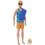 Mattel Muñeco Ken Surf. Juguete para Niños y Niñas a partir de 3 Años. No Requiere Pilas.