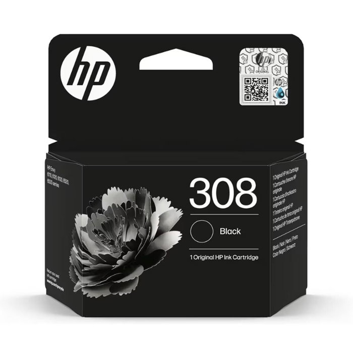 Cartucho de Tinta Original HP Nº 308 Negro (60 unidades)