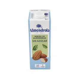 ALMENDROLA Bebida Vegetal de Almendra Sin Azúcar 1 Litro Pack 6 Unidades