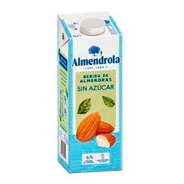 ALMENDROLA Bebida Vegetal de Almendra Sin Azúcar 1 Litro Pack 6 Unidades