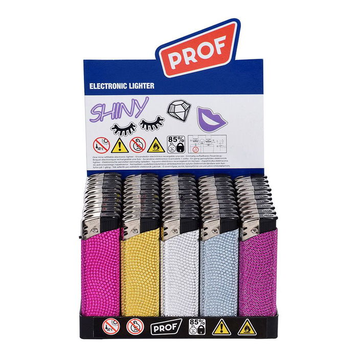 Prof Encendedor Electrónico Shiny Colores Surtidos
