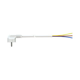 Solera 7000/3 Cable con Clavija Schuko Tipo F 3m 3x1.5mm 16A 250V Blanco para Aparatos Clase I
