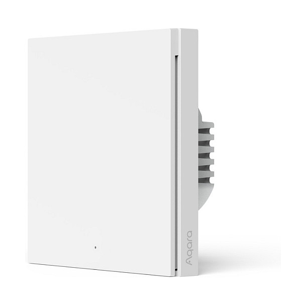 Aqara Interruptor de Pared Inteligente H1 Con Neutro, Monomando, Blanco, Compatible con Apple HomeKit