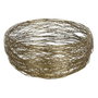 Ixia Bowl Dorado de Acero Inoxidable Decoración 34 x 34 x 16 cm